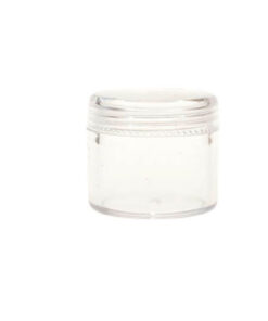ENVASE ACRÍLICO REDONDO CON TAPA 20 ML.