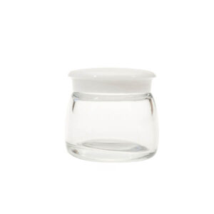 ENVASE VIDRIO REDONDO TAPA BLANCA 30 ml