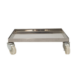 BANDEJA PARA ALZAS CON RUEDAS AC.INOX. QUARTI