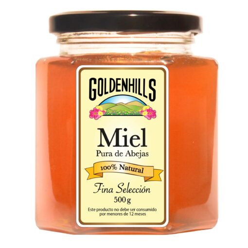 MIEL DE ABEJAS GOLDEN HILLS FRASCO 500 g