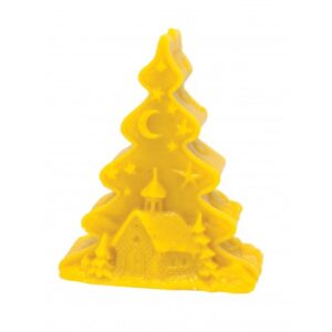 MOLDE SILICONA ARBOL NAVIDAD CON IGLESIA 12 cm