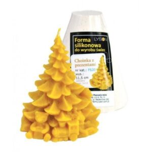 MOLDE SILICONA ARBOL NAVIDAD CON REGALOS 11,5 cm