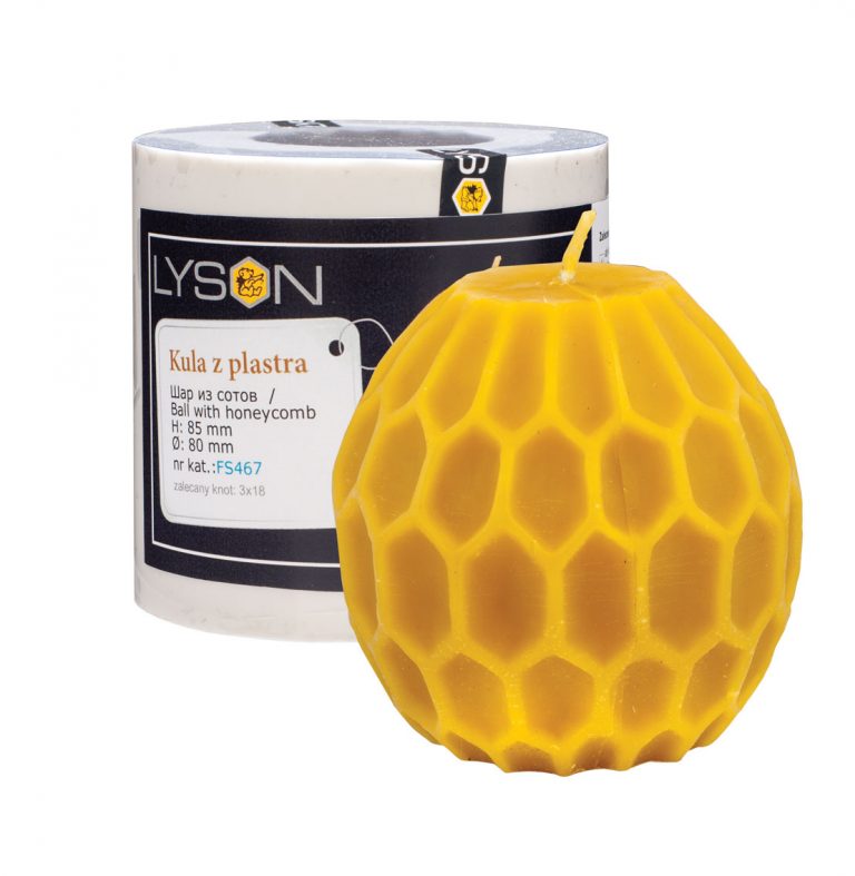 MOLDE SILICONA BOLA CON PANAL 8,5 cm