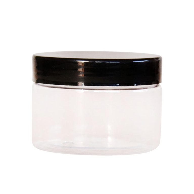 ENVASE PET REDONDO TAPA NEGRA 120 ml