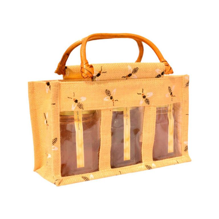BOLSA REGALO ARPILLERA 3X500g ABEJITAS PASIEKA