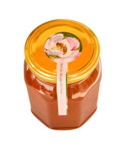 Alternative view of ETIQUETA SELLO 4,1X14,5 CM PASIEKA ABEJA EN FLOR AMARILLA - 100 un