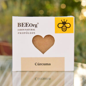 JABÓN NATURAL BARRA 100 g PROPÓLEO-CÚRCUMA BEEOrg