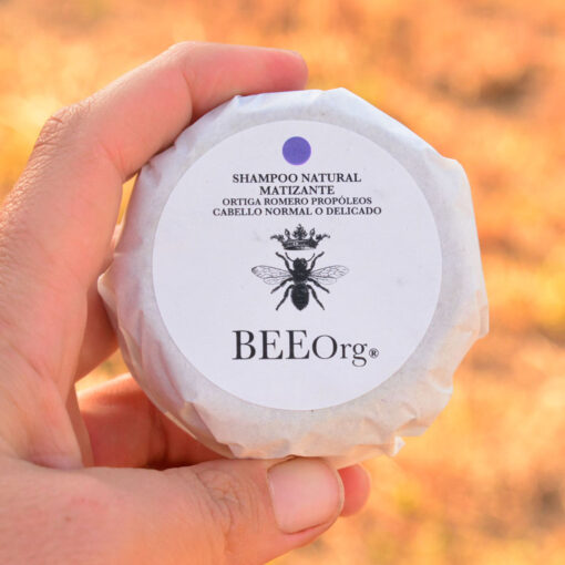 SHAMPOO NATURAL SÓLIDO 100 g MATIZANTE BEEOrg