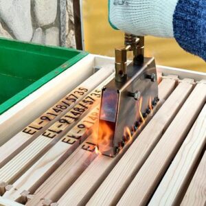 MARCADOR DE COLMENAS ANEL PARA 12 DIGITOS A GAS (Los dígitos no vienen incluidos) - Imagen 3
