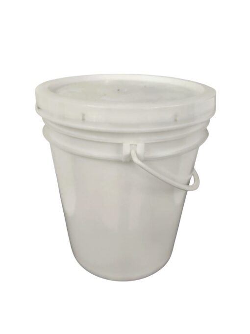 BALDE PLASTICO C/TAPA BLANCO 7 Kg. (5 litros)