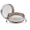 COLADOR DOBLE TAMIZ AC.INOX. FONDO MEDIO