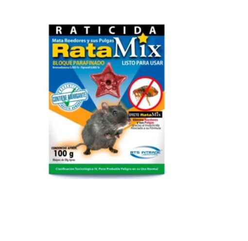 RATAMIX BLOQUE PARAFINADO ENV 100 GR