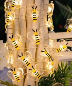 LUCES DECORATIVAS ABEJITAS 2 MTS, 20 LUCES