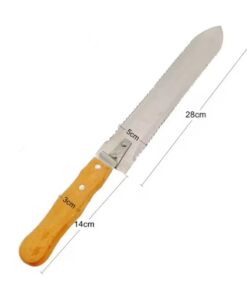 CUCHILLO DESOPERCULADOR SIERRA MANGO MADERA 40 CM