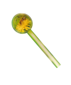 ETIQUETA SELLO 4,1X14,5 CM FLOR AMARILLA - 100 un