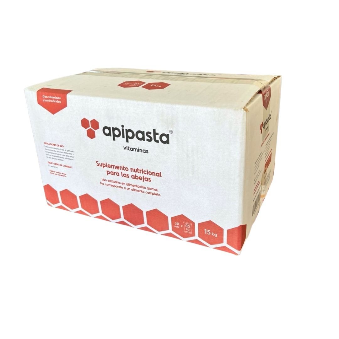 APIPASTA VITAMINAS 500 GR (SUPLEMENTO PARA LAS ABEJAS ) CAJA DE 30 UNIDADES