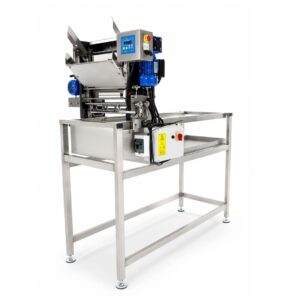 DESOPERCULADOR AUTOMATICO CON LINEA DE MARCOS PARA EXTRUSOR LYSON