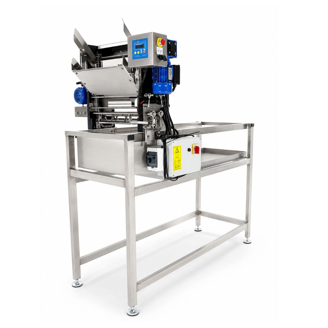 DESOPERCULADOR AUTOMATICO CON LINEA DE MARCOS PARA EXTRUSOR LYSON