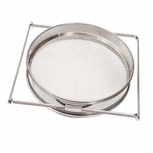 COLADOR A. INOX. DOBLE TAMIZ 27,5X12,5 Cms. QUARTI