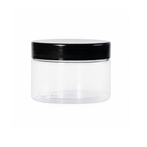 ENVASE PET REDONDO TAPA NEGRA 120 ml