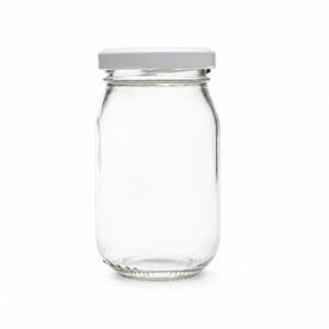 FRASCO VIDRIO C/TAPA DORADA 200 ml