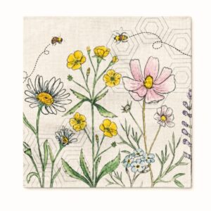 FUNDA COJIN FLORES 45X45 CM