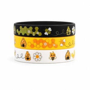 PULSERA SILICONA PACK 3 UN.