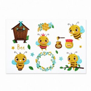 STICKER ABEJA PVC 2 UN 29,5X44X5 CM
