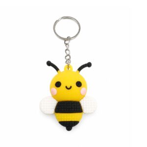 LLAVERO ABEJA GOMA 5.5X4 CM