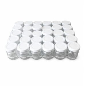 FRASCO VIDRIO REDONDO  50 g (35ml) - Bandeja 30 un