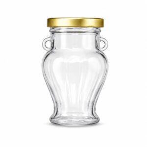 FRASCO VIDRIO ANFORA 130 g / 90 ml - Bandeja 15 un